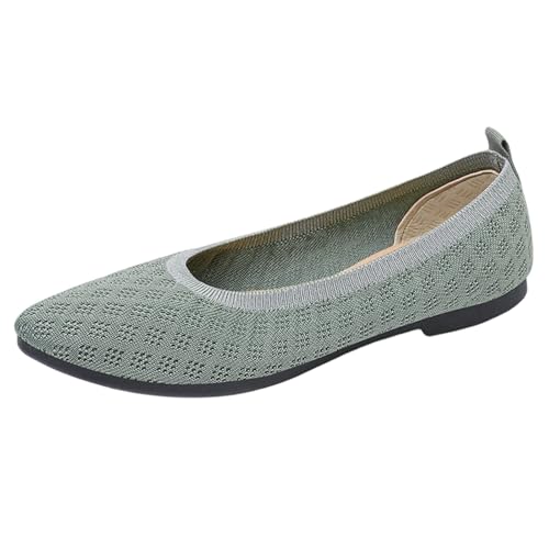 Damen Ballerinas Klassische Loafer Mokassins Stoffschuhe Frauen Spitze Zehe Ballett Flach Loafers Fußgewölbeunterstützung Für Damen Freizeitschuhe von ReSin90s