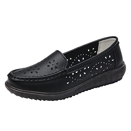 Damen Klassische Loafer Atmungsaktive Freizeitschuhe Bequeme Wanderschuhe Flach Lässige Loafers Slip-On Schuhe Wanderschuhe Halbschuhe Klassische Ballerinas, Frauen Flats Damen Klassische Loafer Atmungsaktive Freizeitschuhe Bequeme Wanderschuhe Flach Lässige Loafers Slip-On Schuhe Wanderschuhe Halbschuhe Klassische Ballerinas, Frauen Flats von ReSin90s