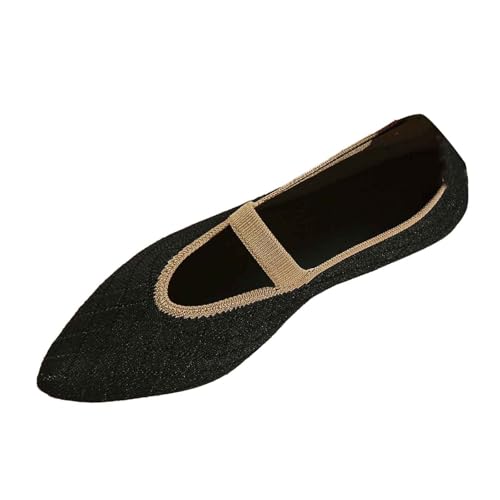 Damen Loafer, Schlupfschuhe, Klassische Loafer Mokassins Stoffschuhe Mit Spitzer Zehenpartie Abendschuhe Bequem Und Elegant Loafers Pumps Schuhe Runde Zehe Damen Loafer, Schlupfschuhe, Klassische Loafer Mokassins Stoffschuhe Mit Spitzer Zehenpartie Abendschuhe Bequem Und Elegant Loafers Pumps Schuhe Runde Zehe von ReSin90s