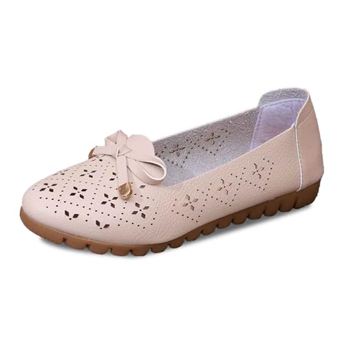 Damen Loafer Mokassins Atmungsaktive Freizeitschuhe Bequeme Wanderschuhe Fashion Schuhe Mokassins Slip on Loafers Ohne Absatz Vegan Mit Schnalle von ReSin90s
