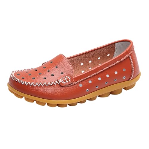 Damen Loafer Mokassins Atmungsaktive Freizeitschuhe Bequeme Wanderschuhe Mokassins Aus Elegant Penny Loafers Klassische Ballerinas, Frauen Flats von ReSin90s