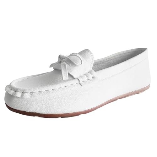 Damen Loafer Mokassins Bequeme Flacher Loafer Slippers Flachschuhe Frauen Slip on Stoffschuhe Loafers Klassischer Sommerschuh Bootsschuhe Damen Loafer Mokassins Bequeme Flacher Loafer Slippers Flachschuhe Frauen Slip on Stoffschuhe Loafers Klassischer Sommerschuh Bootsschuhe von ReSin90s