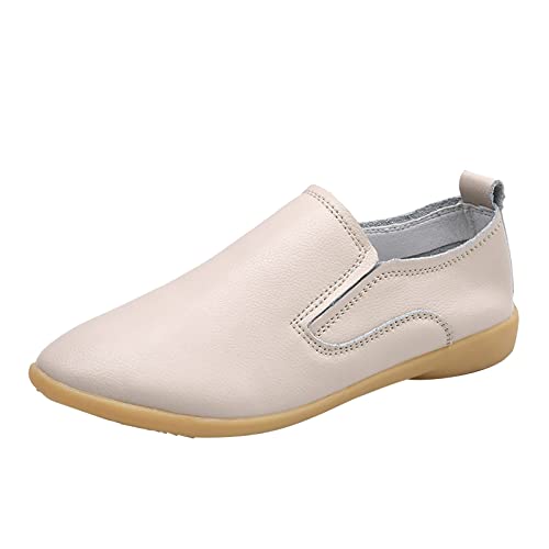 Damen Loafer Mokassins Sommer Passform Weich Und Bequem Weiches Loafer Elegant Loafers Tanzschuhe Mesh Stoffschuhe Geschlossener Spitze Flats Fahrerschuhe von ReSin90s