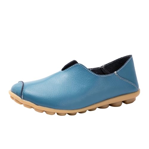 Damen Loafer Schuhe Bequeme Mokassins Slippers Flachschuhe Frauen Slip on Stoffschuhe Loafers Schleifen Profilsohle Fahrerschuhe von ReSin90s