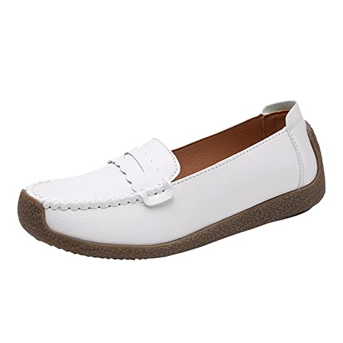 Damen Loafer Schuhe Segelschuhe Aus PU Leder Freizeit Walkingschuhe Fashion Schuhe Mokassins Slip on Loafers Sommerschuhe Gymnastikschuhe Sneaker Damen Loafer Schuhe Segelschuhe Aus PU Leder Freizeit Walkingschuhe Fashion Schuhe Mokassins Slip on Loafers Sommerschuhe Gymnastikschuhe Sneaker von ReSin90s