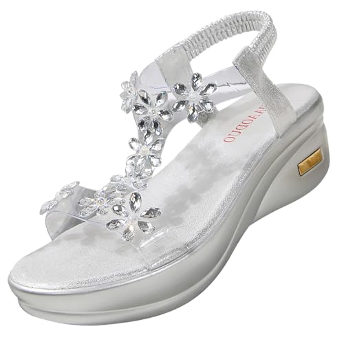 Damen Pantoletten Mit Absatz Casual Damen Wedge Peep Toe High Heel Plattform Pantoletten Strandschuhe Keilabsatz Pumps Freizeitsandale Damensandalen Damen Pantoletten Mit Absatz Casual Damen Wedge Peep Toe High Heel Plattform Pantoletten Strandschuhe Keilabsatz Pumps Freizeitsandale Damensandalen von ReSin90s