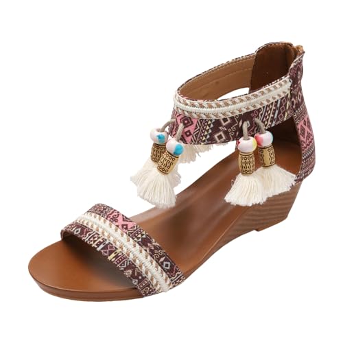 Damen -Plattform-Keilsandalen Casual Damen Wedge Peep Toe High Heel Plattform Pantoletten Zum Hineinschlüpfen Sommerschuhe Orthopädische Schuhe Sport Damen -Plattform-Keilsandalen Casual Damen Wedge Peep Toe High Heel Plattform Pantoletten Zum Hineinschlüpfen Sommerschuhe Orthopädische Schuhe Sport von ReSin90s