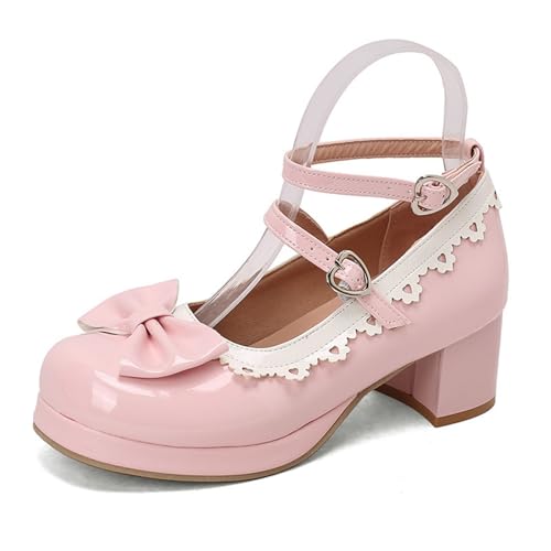 Damen Pumps Riemchenpumps Mary Janes Blockabsatz Abendschuhe Bequeme High Heels Elegant Dirndl Schuhe Mit Riemchen Elegant Tanzschuhe Festliche Party Tanzschuhe Hochzeitsschuhe von ReSin90s