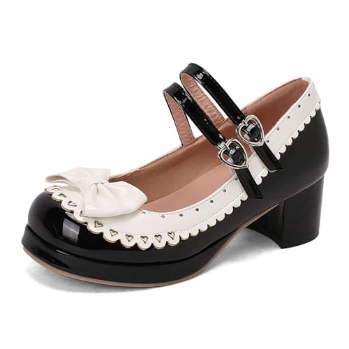 Dirndl Schuhe Damen Pumps Riemchenpumps Chunky High Heel Kleid Schuhe Dicker Absatz Pumps Elegant Festliche Dirndl Kleid Trachten Schuhe Damenschuhe Tanzschuhe Festival Absatzschuhe von ReSin90s