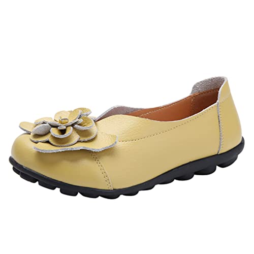 Flache Schuhe Für Damen Loafer Bequeme Mokassins Freizeitschuhe Slip on Moccassin Frauen Slipper Elegant Comfortable & Light-Weight von ReSin90s