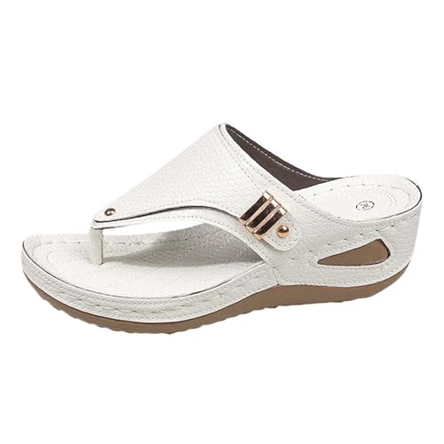 Flip Flops Damen Beach Zehentrenner Mit Keilabsatzhigh Heels Heels Beach Sandal Wedges Slide Orthopädische Sandale & Slides Festliche Offene Schuhe Sommer Strand Rutschfest Sohle Badesandalen von ReSin90s