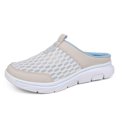 Hausschuhe Damen Sommer Atmungsaktive Clogs Leichte Atmungsaktive Freizeitschuhe Bequemer Lässiger Schuhe Walking Sneakers Weiche Sohle Sandalen Für Damen Herren von ReSin90s