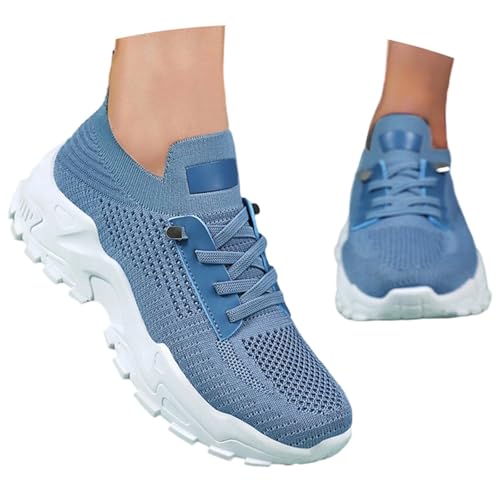 Laufschuhe Damen Sportschuhe Turnschuhe PU Spritzschutz Luftkissen Leicht rutschfest Straßenlaufschuhe Weiche Schuhe Fußballschuhe Casual Größe Für Trekking Workout Running von ReSin90s