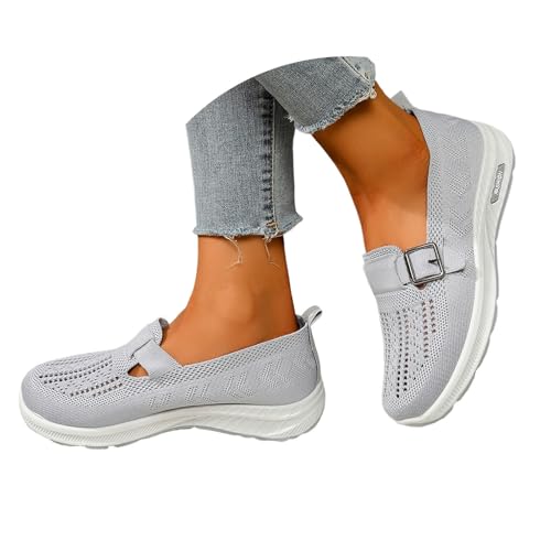 Laufschuhe Damen Turnschuhe Sneaker Straßenlaufschuhe rutschfest Atmungsaktiv Leichtgewichts Weiche Schuhe Fußballschuhe Casual Größe Für Trekking Workout Running von ReSin90s