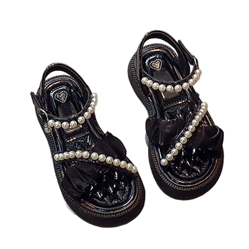 Mädchen Keilsandalen Kindersandalen Sommer Offene Spitze Knöchelriemen Kleid Schuhe Hochzeit Für Kleinkind Bowknot Prinzessin Schuhe Rutschfeste Hausschuhe Strandschuhe Outdoor Walking Schuhe von ReSin90s