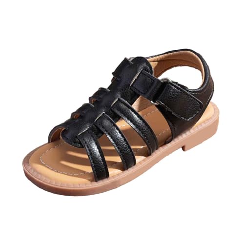 Mädchen Sandalen Girl Sandal Sommerschuhe Kinder Sommer Flach Sandalen Strandschuhe Kinderschuhe Mädchenschuhe Leder Sandales Atmungsaktive Turnschuhe Sommer Anti-Rutsch Sandals Strand Schuhe von ReSin90s