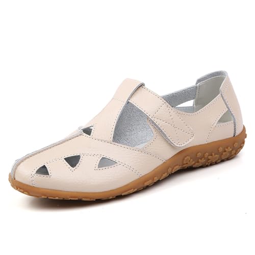 Mokassins Damen Loafer Segelschuhe Aus PU Leder Freizeit Walkingschuhe Mocassin Penny Schuhe Slippers Klassische Ballerinas, Frauen Flats von ReSin90s