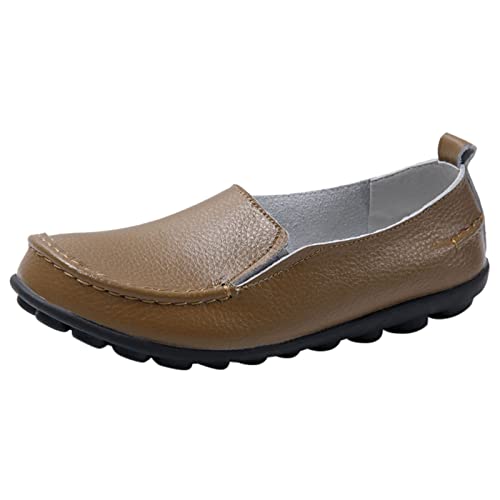 Mokassins Damen Loafer Slippers Bequeme Loafer Freizeitschuhe Fashion Schuhe Mokassins Slip on Loafers Klassischer Pennyloafer Fahrerschuhe von ReSin90s
