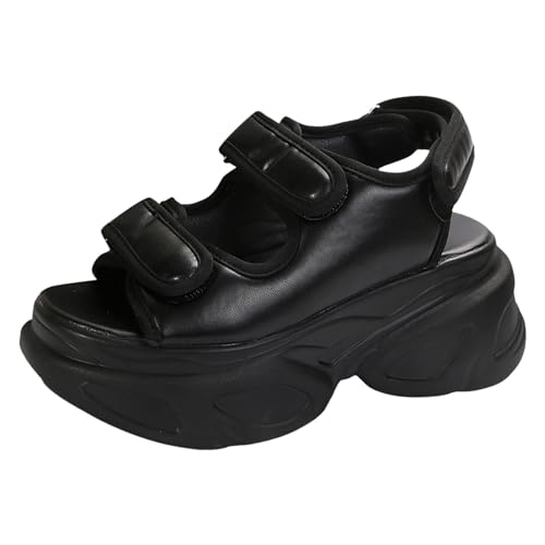 Pantoletten Damen Mit Absatz Casual Damen Sommer Elegant Wedge Peep Toe High Heel Plattform Pantoletten Anti-Rutsch-Sandalen Leicht Sommer Strandsandalen Pantoletten Damen Mit Absatz Casual Damen Sommer Elegant Wedge Peep Toe High Heel Plattform Pantoletten Anti-Rutsch-Sandalen Leicht Sommer Strandsandalen von ReSin90s