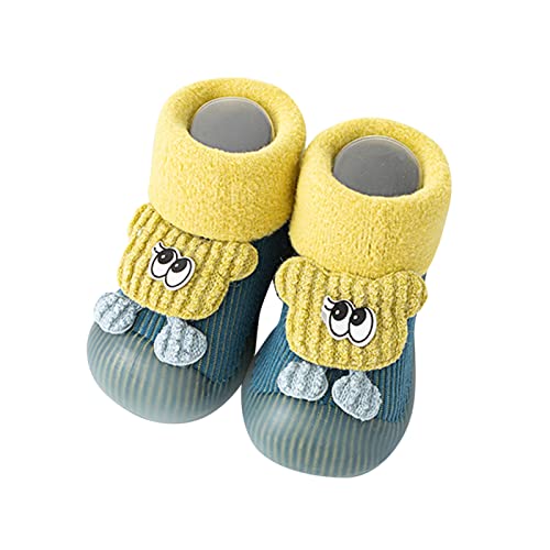 ReSin90s Baby Kleinkinder Sockenschuhe Lauflernschuhe rutschfeste Lauflerner Schuhe Kleinkind Weicher Stricken Hausschuhe Tiermotive Für Baby Mädchen Jungen Kinder von ReSin90s