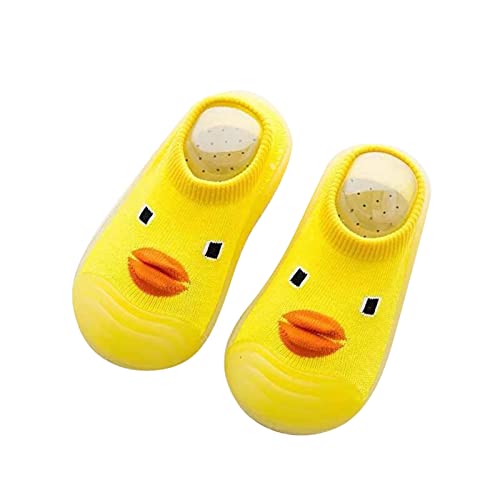 ReSin90s Baby Sockenschuhe Krabbelschuhe Hausschuhe Kinder Turnschläppchen Stricken Lauflernschuhe Socken Schuhe Slippers Babybodenschuhe Für Mädchen Junge von ReSin90s
