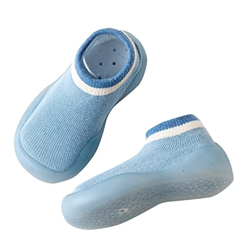 ReSin90s Baby Sockenschuhe Krabbelschuhe Lauflernschuhe Kinder Socke Mit Gummisohle rutschfeste Hüttenschuhe Pour Bébé, Unisex Pantoufles Pour Fille Garçon von ReSin90s