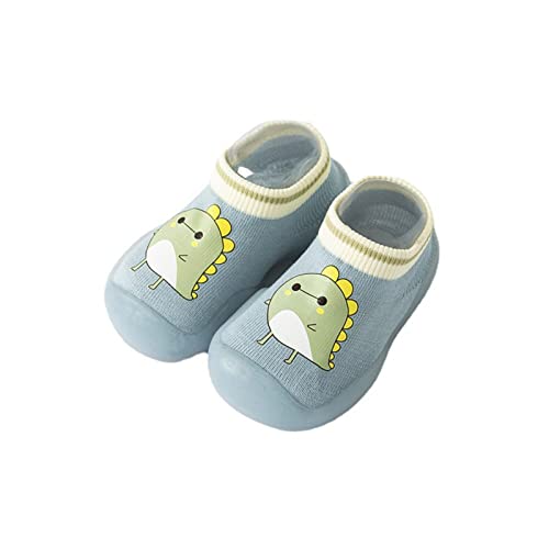 ReSin90s Baby Sockenschuhe Krabbelschuhe rutschfest Pantoffeln Atmungsaktive Weich Lauflernschuhe Kleinkinder Schuhe Tiermotive Für Baby Mädchen Jungen Kinder von ReSin90s