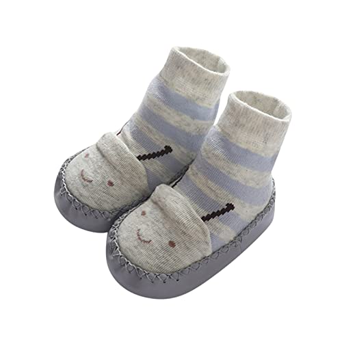 ReSin90s Baby Sockenschuhe Krabbelschuhe rutschfeste Lauflerner Schuhe Kleinkind Weicher Stricken Hausschuhe Slippers Babybodenschuhe Für Mädchen Junge von ReSin90s