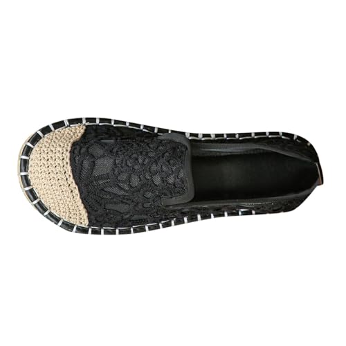 ReSin90s Ballerinas Damen Schuhe Low Wedge Flache Schuhe Komfort Slip on Flat Ballerina Runde Zehe Bequem Loafers Sommerschuhe Freizeitschuhe Für Alltag Stilvolle Outfits von ReSin90s