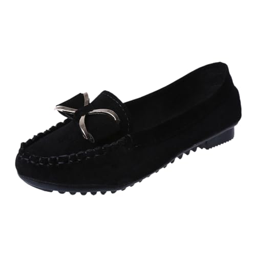 ReSin90s Ballerinas Damen Schuhe Mokassins Slippers Slip on Loafers Komfort Bequem Rundkappe Loafers Fußgewölbeunterstützung Leichte Ballerinas Schlupfschuhe von ReSin90s