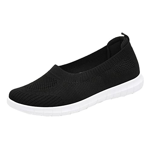 ReSin90s Barfußschuhe Damen Slipper Bequeme Mokassins Damen Loafer Slippers Slip on Sneakers Freizeitschuhen rutschfest Atmungsaktiv Leichtgewichts Sommerschuhe Traillaufschuhe Minimalistische von ReSin90s