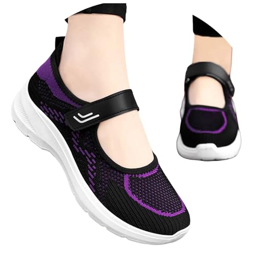 ReSin90s Barfußschuhe Damen Slipper Bequeme Slip Auf Casual Flat Mocassin Vermascht Memory Schaum Schuhe Lässige Komfort Laufschuhe Freizeitschuhe Turnschuhe Breite Fuß Bequeme Outdoor Sportschuhe ReSin90s Barfußschuhe Damen Slipper Bequeme Slip Auf Casual Flat Mocassin Vermascht Memory Schaum Schuhe Lässige Komfort Laufschuhe Freizeitschuhe Turnschuhe Breite Fuß Bequeme Outdoor Sportschuhe von ReSin90s
