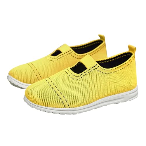ReSin90s Barfußschuhe Damen Slipper Leicht Schuhe Ohne Schnürung Bequeme Handsfree Slip on Walkingschuhe Mit Keilabsatz Wanderschuhe Halbschuhe Outdoor Laufschuhen Turnschuhe von ReSin90s