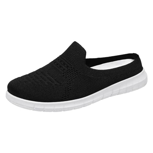 ReSin90s Clogs Damen Sommer Hausschuhe Slip on Clogs Atmungsaktive Pantoletten Weiche Mules rutschfest Hausschuhe Gesundheitsschuhe Equem Gartenschuhe Für Unisex Weiche von ReSin90s