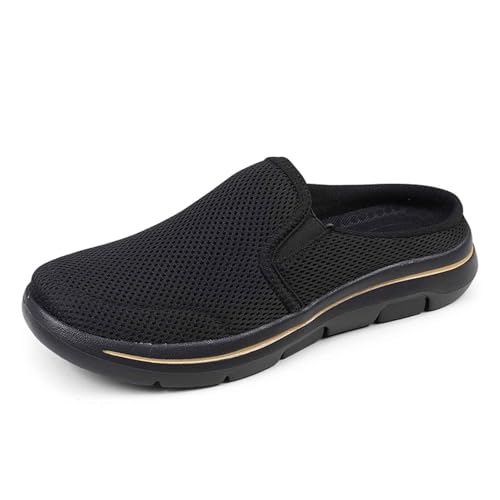 ReSin90s Clogs Sommer Hausschuhe Leichte Mesh Schlappen Diabetiker Schlupfschuhe Diabetikerschuhe Gesundheitsschuhe Gartenschuhe Slip-On Schuhe Für Herren Damen von ReSin90s