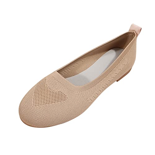ReSin90s Damen Ballerina Flache Schuhe Slip-On Schuhe Superweich Ballerina Mit Spitzer Zehenpartie Abendschuhe Bequem Und Elegant Loafers Freizeitschuhe Trachtenschuhe von ReSin90s