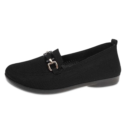 ReSin90s Damen Ballerina Flache Schuhe Slip-On Schuhe Superweich Ballerina Round Balerinaschuhe Klasssische Ballerinas Matt Damenschuhe Geschlossene Halbschuhe von ReSin90s