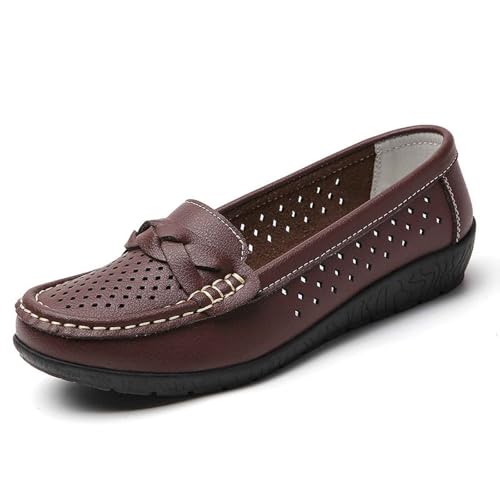 ReSin90s Damen Ballerinas Loafers Bequeme Mokassins Freizeitschuhe Strickstoff Leichte Slip on Walking Schuhe Schleifen Profilsohle Fahrerschuhe ReSin90s Damen Ballerinas Loafers Bequeme Mokassins Freizeitschuhe Strickstoff Leichte Slip on Walking Schuhe Schleifen Profilsohle Fahrerschuhe von ReSin90s