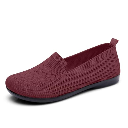 ReSin90s Damen Ballerinas Loafers Slip on Maschenware Schuhe Mokassins Bequeme Sommerschuhe Runde Zehenpartie Loafers Leichte Ballerinas Schlupfschuhe ReSin90s Damen Ballerinas Loafers Slip on Maschenware Schuhe Mokassins Bequeme Sommerschuhe Runde Zehenpartie Loafers Leichte Ballerinas Schlupfschuhe von ReSin90s