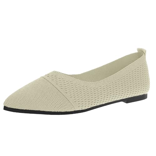 ReSin90s Damen Ballerinas Slip-On Schuhe Superweich Ballerina Elegante Und Bequeme Ballettschuhe Fußgewölbeunterstützung Leichte Ballerinas Schlupfschuhe von ReSin90s
