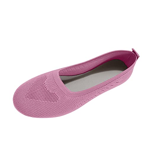 ReSin90s Damen Ballerinas Slip on Strick Schuhe Mittelalter Mokassins Leichte Schlupfschuhe Mit Runder Zehenpartie Für Damen Freizeitschuhe ReSin90s Damen Ballerinas Slip on Strick Schuhe Mittelalter Mokassins Leichte Schlupfschuhe Mit Runder Zehenpartie Für Damen Freizeitschuhe von ReSin90s