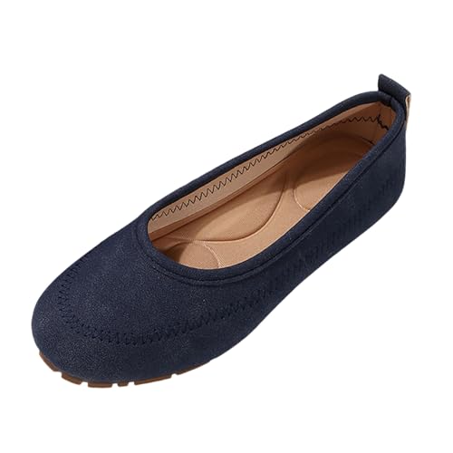 ReSin90s Damen Ballerinas Slip on Strick Schuhe Mittelalter Mokassins Runde Zehe Barfußschuhe Bequem Weich Loafers Freizeitschuhe Für Alltag Stilvolle Outfits ReSin90s Damen Ballerinas Slip on Strick Schuhe Mittelalter Mokassins Runde Zehe Barfußschuhe Bequem Weich Loafers Freizeitschuhe Für Alltag Stilvolle Outfits von ReSin90s