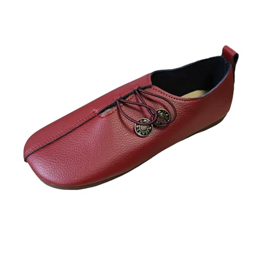 ReSin90s Damen Klassische Loafer Bequeme Mokassins Freizeitschuhe Strickstoff Leichte Slip on Walking Schuhe Comfortable & Light-Weight von ReSin90s