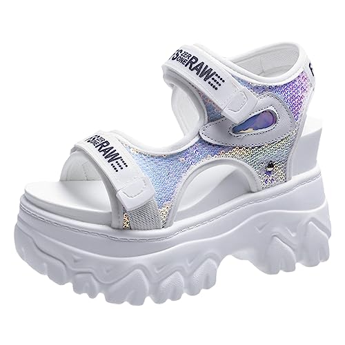 ReSin90s Damen Klassische Sandalen Sommer Elegant Sandaletten Casual Keilsandalen Pantoletten Peeptoe Wedge Zum Hineinschlüpfen Sommerschuhe Orthopädische Schuhe Sport ReSin90s Damen Klassische Sandalen Sommer Elegant Sandaletten Casual Keilsandalen Pantoletten Peeptoe Wedge Zum Hineinschlüpfen Sommerschuhe Orthopädische Schuhe Sport von ReSin90s