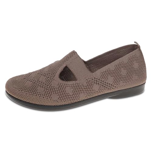 ReSin90s Damen Loafer, Schlupfschuhe, Slip on Kleid Flache Schuhe Ballerina Bequem Sommer Elegant Runde Zehe Sportlich Flat Sneaker Leichte Ballerinas Schlupfschuhe von ReSin90s