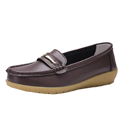 ReSin90s Damen Loafer Mokassins Atmungsaktive Freizeitschuhe Bequeme Wanderschuhe Leichte Elegant Schlupfschuhe Walking Schuhe Sneaker ReSin90s Damen Loafer Mokassins Atmungsaktive Freizeitschuhe Bequeme Wanderschuhe Leichte Elegant Schlupfschuhe Walking Schuhe Sneaker von ReSin90s