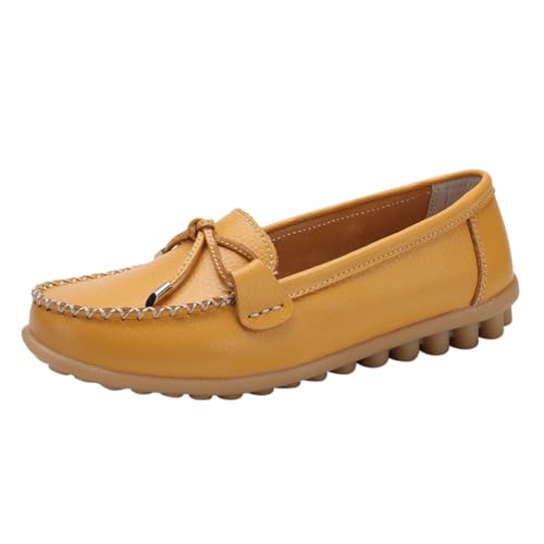 ReSin90s Damen Loafer Mokassins Sommer Passform Weich Und Bequem Weiches Loafer Leichte Elegant Schlupfschuhe Business, Casual, Schuhen,Wanderschuhe von ReSin90s