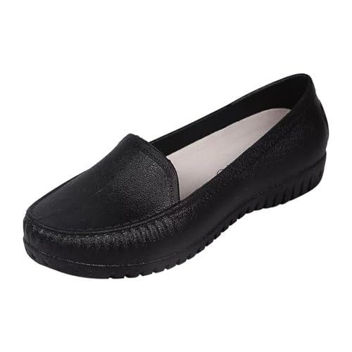 ReSin90s Damen Loafer Schuhe Atmungsaktive Freizeitschuhe Bequeme Wanderschuhe Niedrige Schuhe Faltbare Loafer Geschlossener Spitze Flats Fahrerschuhe von ReSin90s