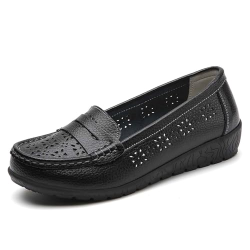 ReSin90s Damen Loafer Schuhe Damenschuhe Elegant Und Bequem, Orthopädische Loafer Slip on Schuhe Mittelalter Mokassin Comfortable & Light-Weight ReSin90s Damen Loafer Schuhe Damenschuhe Elegant Und Bequem, Orthopädische Loafer Slip on Schuhe Mittelalter Mokassin Comfortable & Light-Weight von ReSin90s