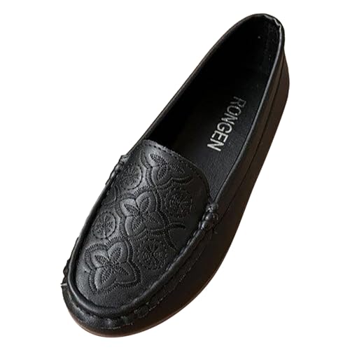 ReSin90s Damen Loafer Schuhe Low-Top Mokassins Elegant Flachschuhe Flach Lässige Loafers Slip-On Schuhe Wanderschuhe Halbschuhe Sommerschuhe Gymnastikschuhe Sneaker ReSin90s Damen Loafer Schuhe Low-Top Mokassins Elegant Flachschuhe Flach Lässige Loafers Slip-On Schuhe Wanderschuhe Halbschuhe Sommerschuhe Gymnastikschuhe Sneaker von ReSin90s